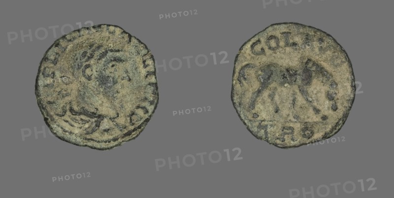 Coin Portraying Emperor Gallienus, 253-268.