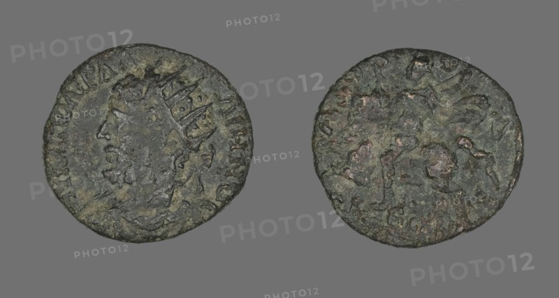 Coin Portraying Emperor Gallienus, 253-268.