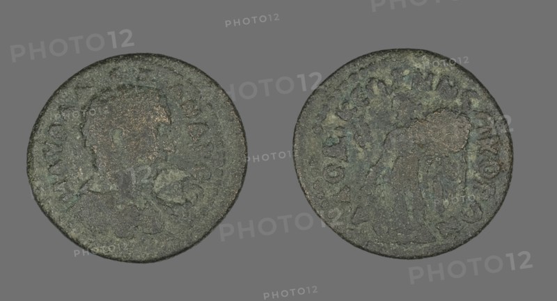 Coin Portraying the Emperor Severus Alexander, before 222.