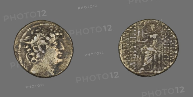 Tetradrachm (Coin) Portraying King Philippus I Philadelphus, 92-83 BCE.