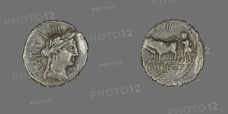 Denarius (Coin) Depicting the Goddess Ceres, 81 BCE.