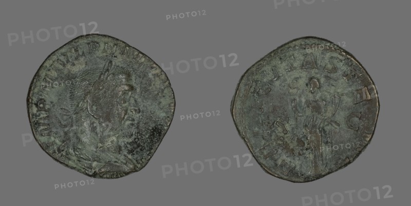 Coin Portraying Philip the Arab, 244-249.