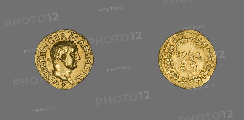 Aureus (Coin) Portraying Emperor Vitellius, 69 (late April-December).