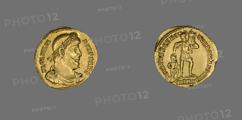 Solidus (Coin) Portraying Emperor Julian II, 361 (Summer)-363 (26 June).