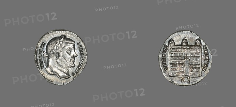 Denarius (Coin) Portraying Galerius Maximianus, 307-310.