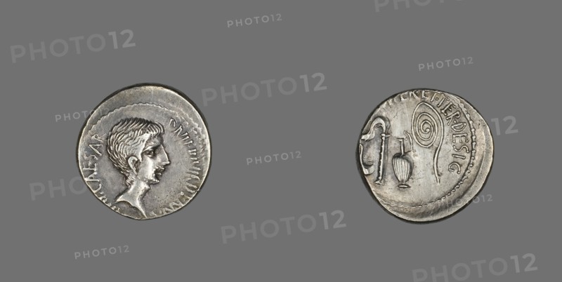 Denarius (Coin) Portraying Octavian, 36 BCE.