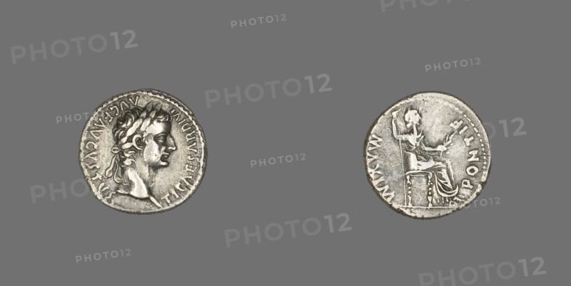 Denarius (Coin) Portraying Emperor Tiberius, 14-37.