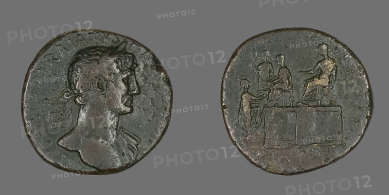Coin Portraying Emperor Hadrian, 118.