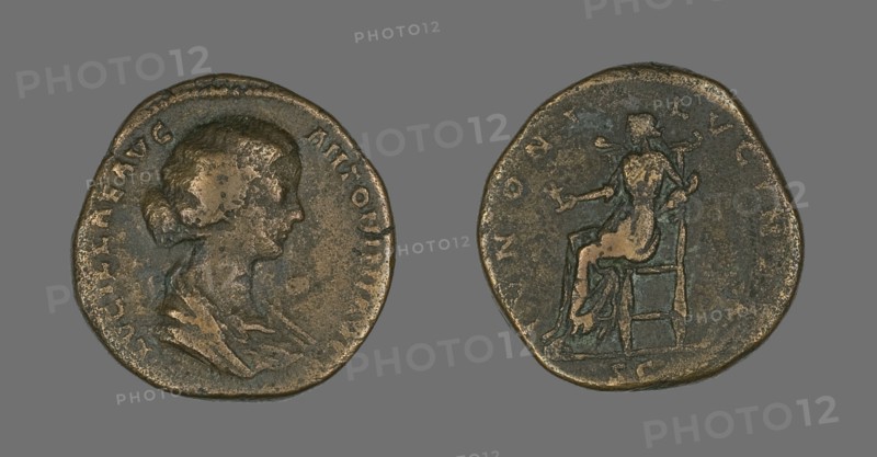 Coin Portraying Empress Lucilla, 164-169.