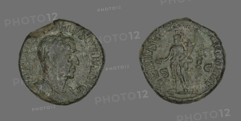 Coin Portraying Emperor Aurelian, 270-275.