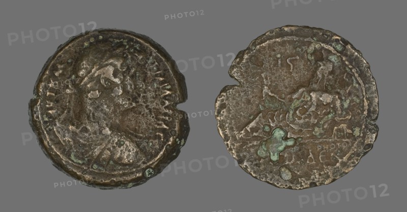 Coin Portraying Emperor Hadrian, 117-138.
