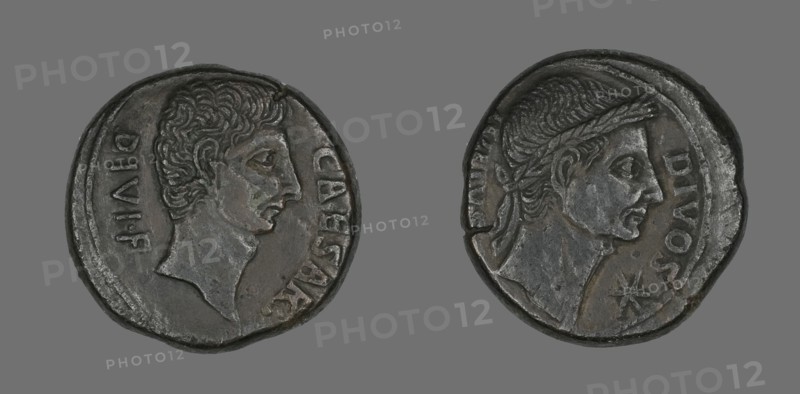Coin Portraying Julius Caesar, about 38 BCE.