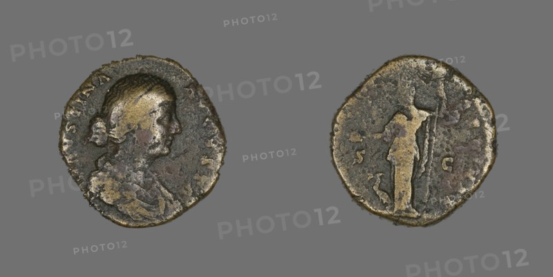 Coin Portraying Empress Faustina the Younger, 161-176.