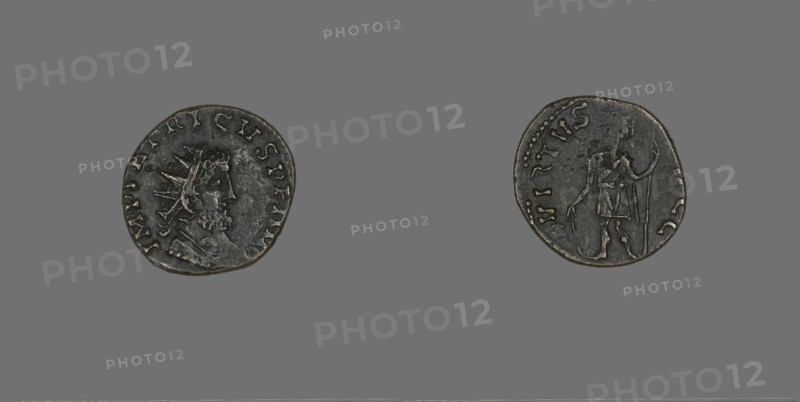 Coin Portraying Emperor Tetricus I, 268.