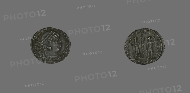 Coin Portraying Emperor Constantine II, 317-337.