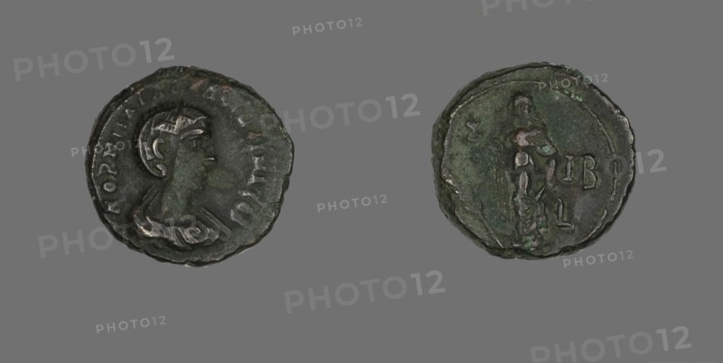 Tetradrachm (Coin) Portraying Empress Salonina, about 265.