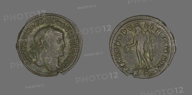 Coin Portraying Emperor Constantius I, 305-306.