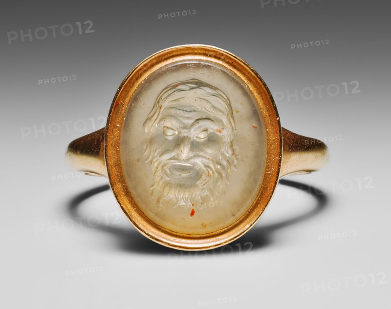 Finger Ring with Engraved Gemstone, 1st century.
