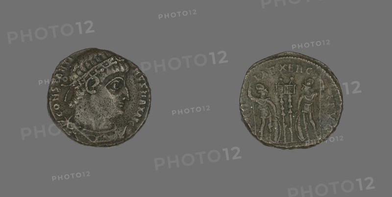 Coin Portraying Emperor Constantine I or Emperor Constantine II, 307-337.