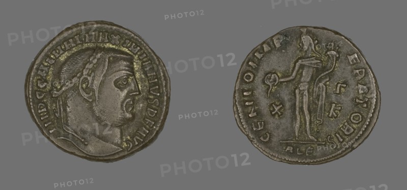 As (Coin) Portraying Emperor Galerius, 308-310.