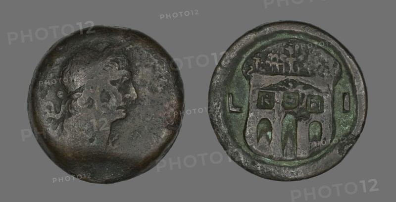 Coin Portraying Emperor Trajan, 98-117.