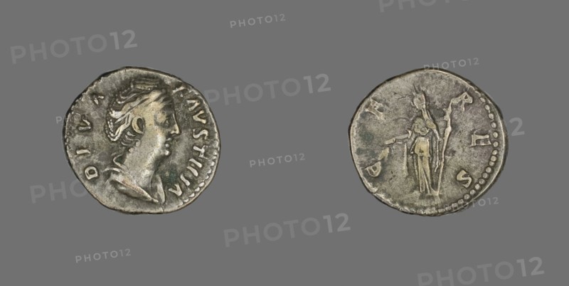 Denarius (Coin) Portraying Empress Faustina, after 141.