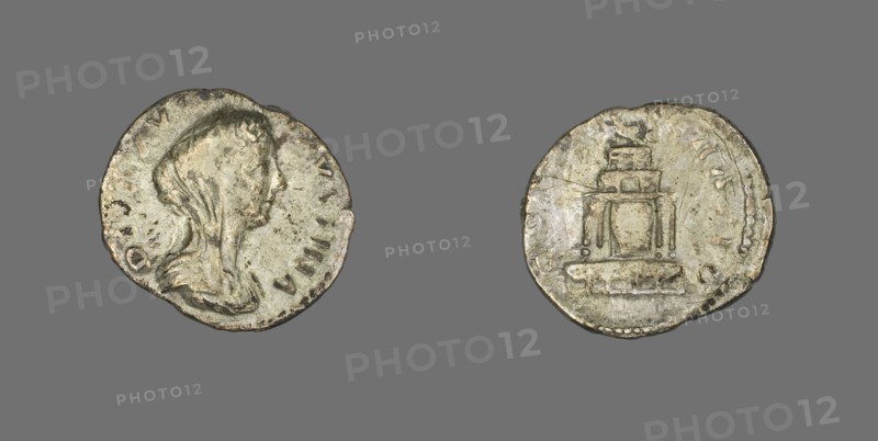 Denarius (Coin) Portraying Empress Faustina the Younger, 176-180.