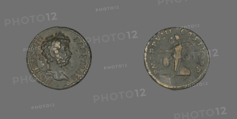 Denarius (Coin) Portraying Emperor Septimius Severus, 200.