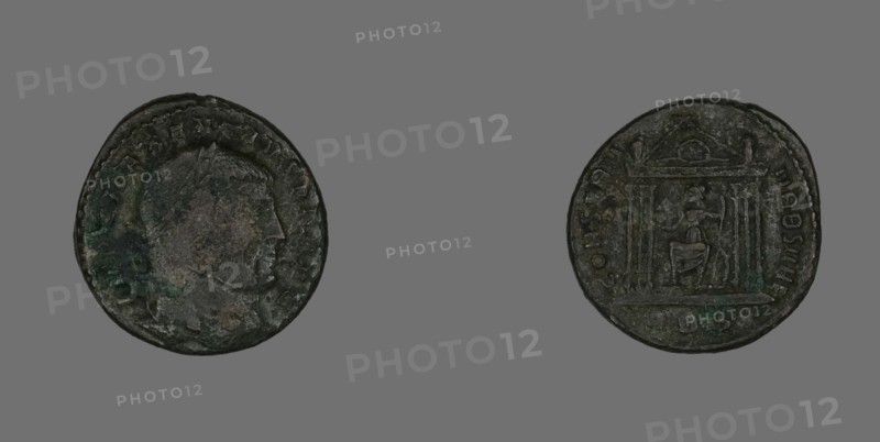 Follis (Coin) Portraying Emperor Maxentius, 309-312.