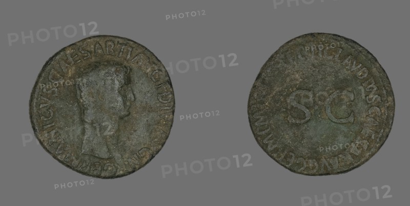 As (Coin) Portraying Germanicus, 50-54.