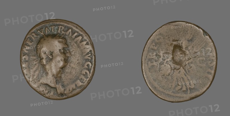 As (Coin) Portraying Emperor Trajan, 98-99.