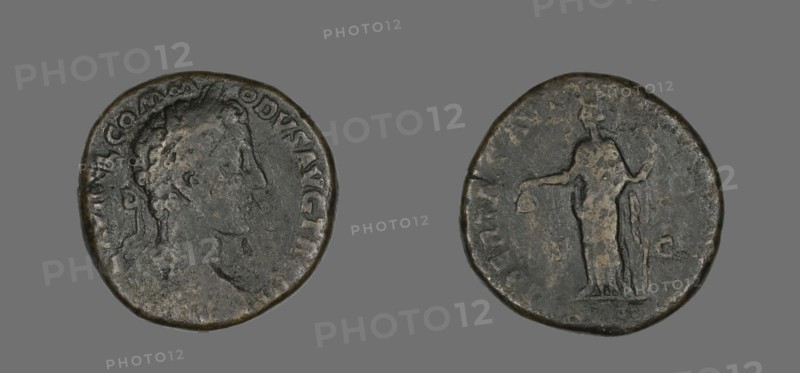 Sestertius (Coin) Portraying Emperor Commodus, December 177-December 178.