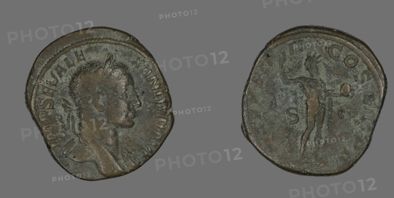 Sestertius (Coin) Portraying Emperor Severus Alexander, 230.