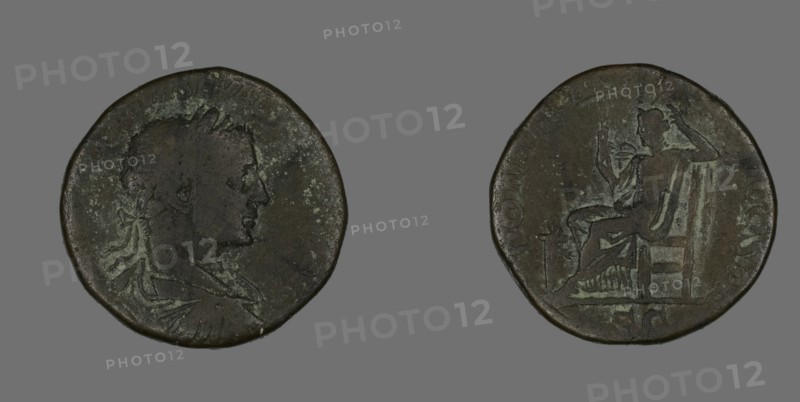 Sestertius (Coin) Portraying Emperor Severus Alexander, 223.