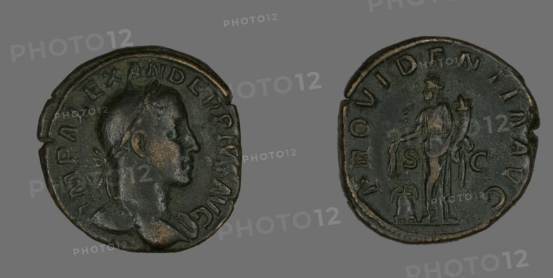 Sestertius (Coin) Portraying Emperor Severus Alexander, 232.
