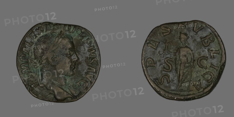 Sestertius (Coin) Portraying Emperor Severus Alexander, 232.