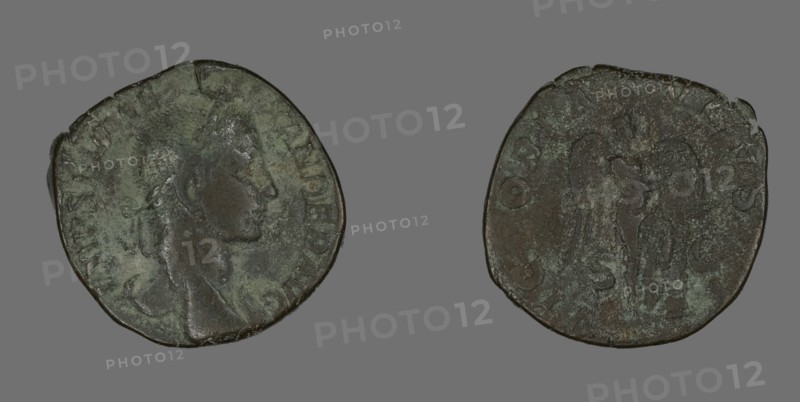 Sestertius (Coin) Portraying Emperor Severus Alexander, 230.