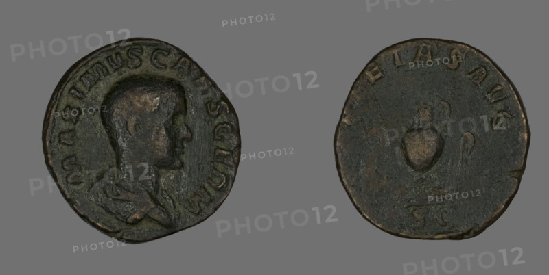 Sestertius (Coin) Portraying Emperor Maximus, 236-238.