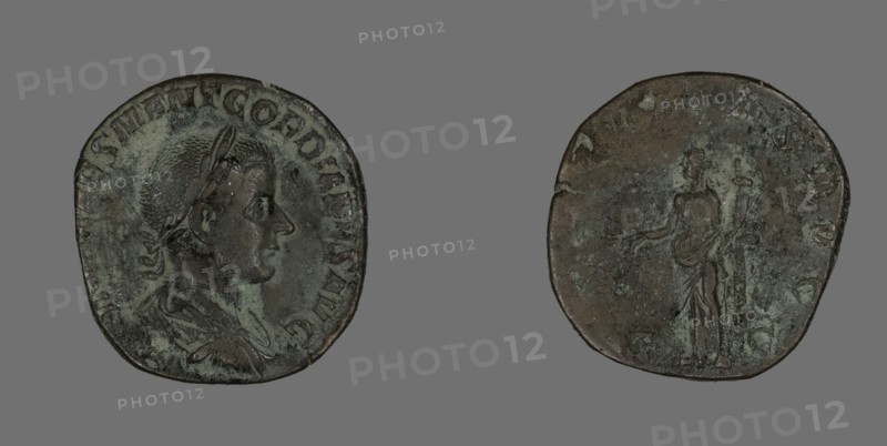 Sestertius (Coin) Portraying Emperor Gordianus, 240.