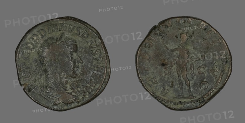 Sestertius (Coin) Portraying Emperor Gordianus, 241.