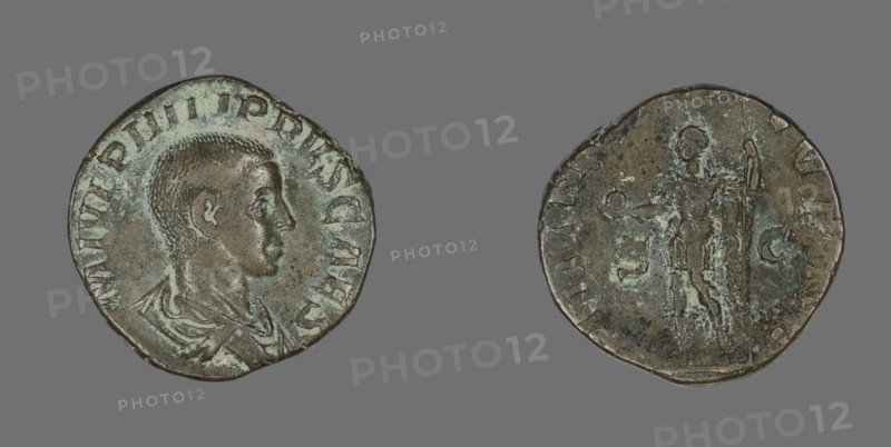 Sestertius (Coin) Portraying King Philip II, 244-246.