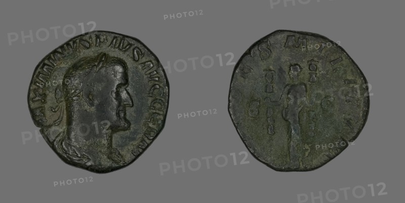 Sestertius (Coin) Portraying Emperor Maximinus, 236-238.