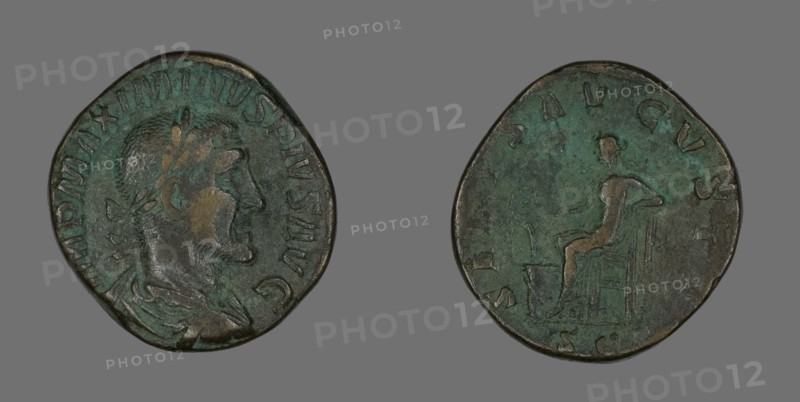 Sestertius (Coin) Portraying Emperor Maximinus, 235-236.