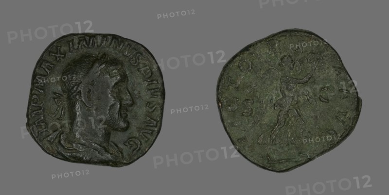 Sestertius (Coin) Portraying Emperor Maximinus, 235-238.