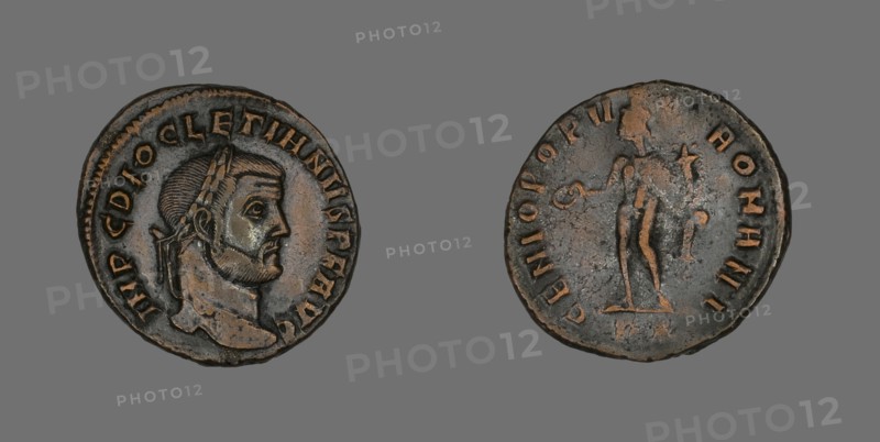 Follis (Coin) Portraying Emperor Diocletian, 284-305.
