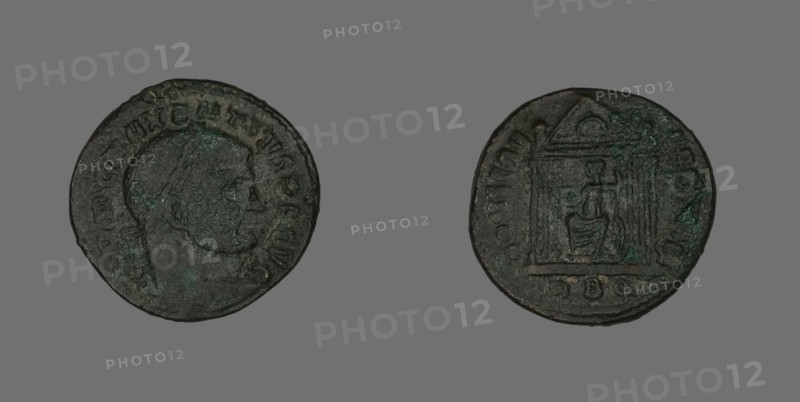 Follis (Coin) Portraying Emperor Maxentius, 308-310.