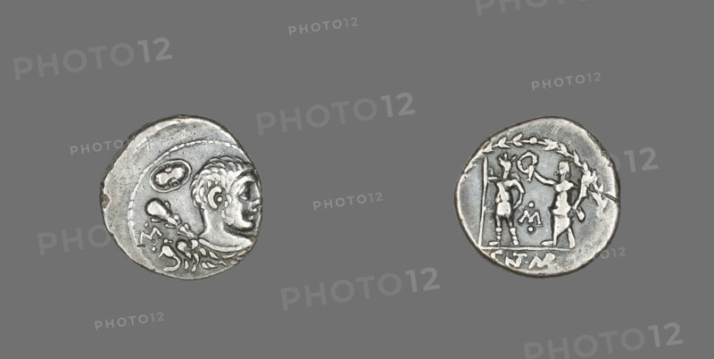 Denarius (Coin) Depicting the Hero Hercules, 100 BCE.