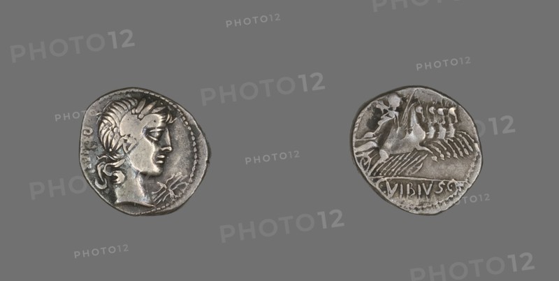 Denarius (Coin) Depicting the God Apollo, 90 BCE.