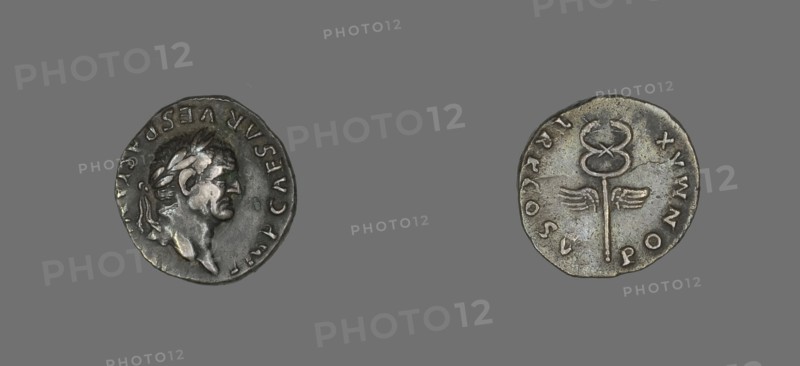 Denarius (Coin) Portraying Emperor Vespasian, 74.