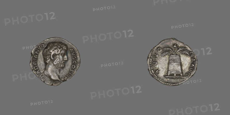 Denarius (Coin) Portraying Emperor Hadrian, 134-138.